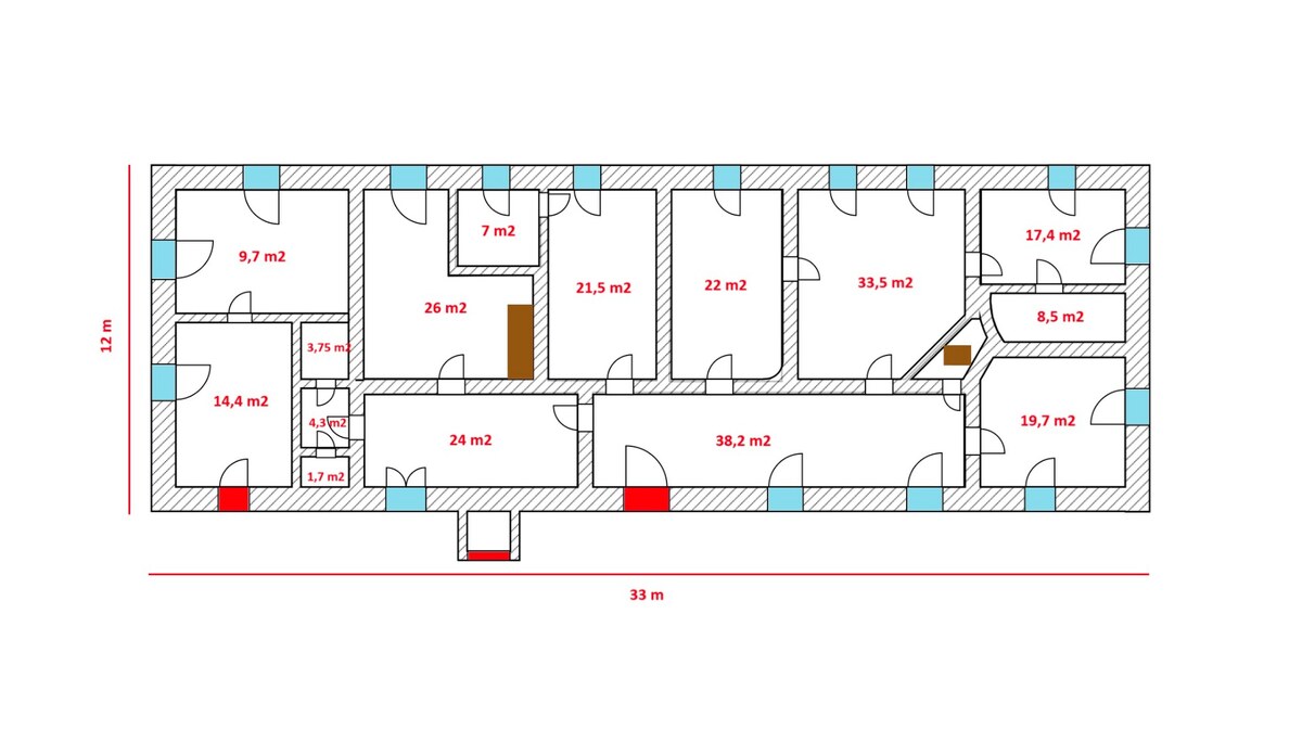 Panský dom s rozsiahlym pozemkom 6345m2 Čifáre centum (okr. NR) — foto 4