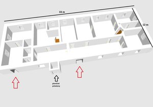 Panský dom s rozsiahlym pozemkom 6345m2 Čifáre centum (okr. NR) — foto 13