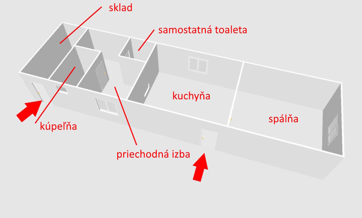 3 izbový rodinný dom po komplet rekonštrukcii Veľká Lehota (Žarnovica) — foto 8