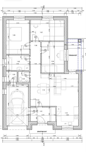 PREDAJ :  4 IZBOVÝ RODINNÝ DOM S GARÁŽOU,OBEC BODZA — foto 2