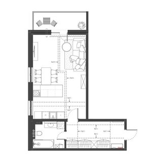 NA PREDAJ 2 izbový byt v projekte Danube Residence v Komárne — foto 5