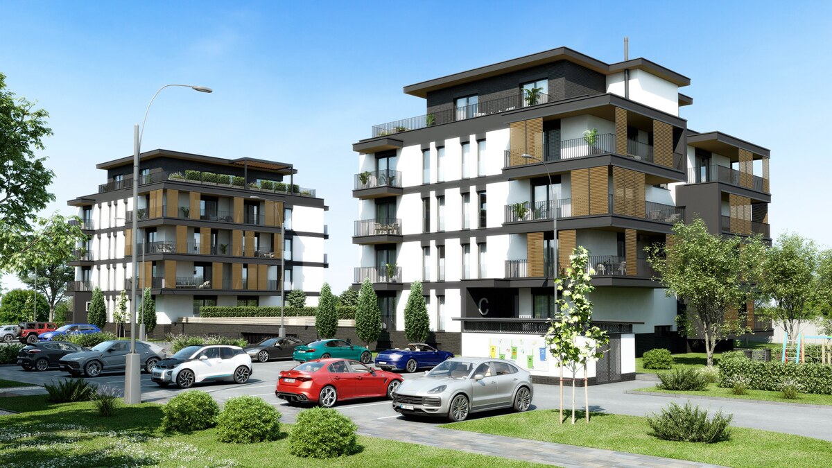 NA PREDAJ 3 - 4 IZBOVÉ BYTY S TERASOU V JEDINEČNOM PROJEKTE VIVA PARK — foto 3