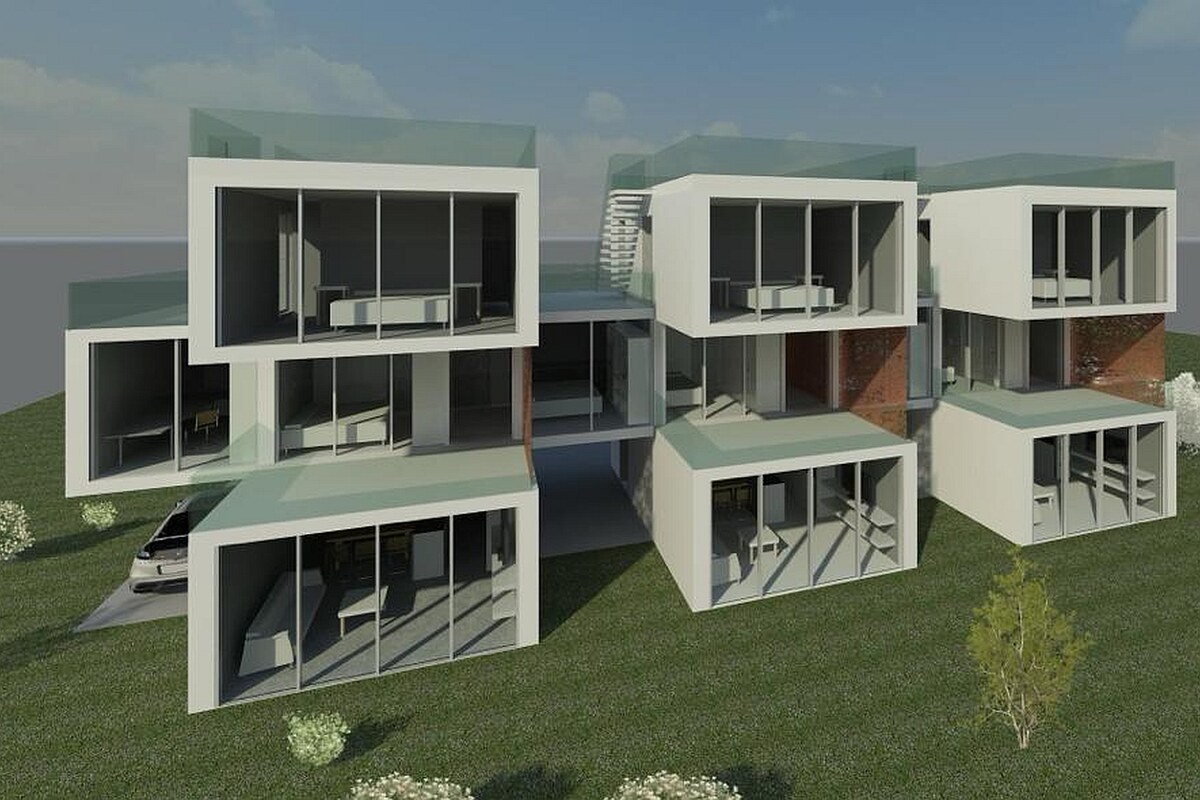 NA PREDAJ moderná radová vila / 130 m² / s výhľadom na more ČIOVO — foto 2