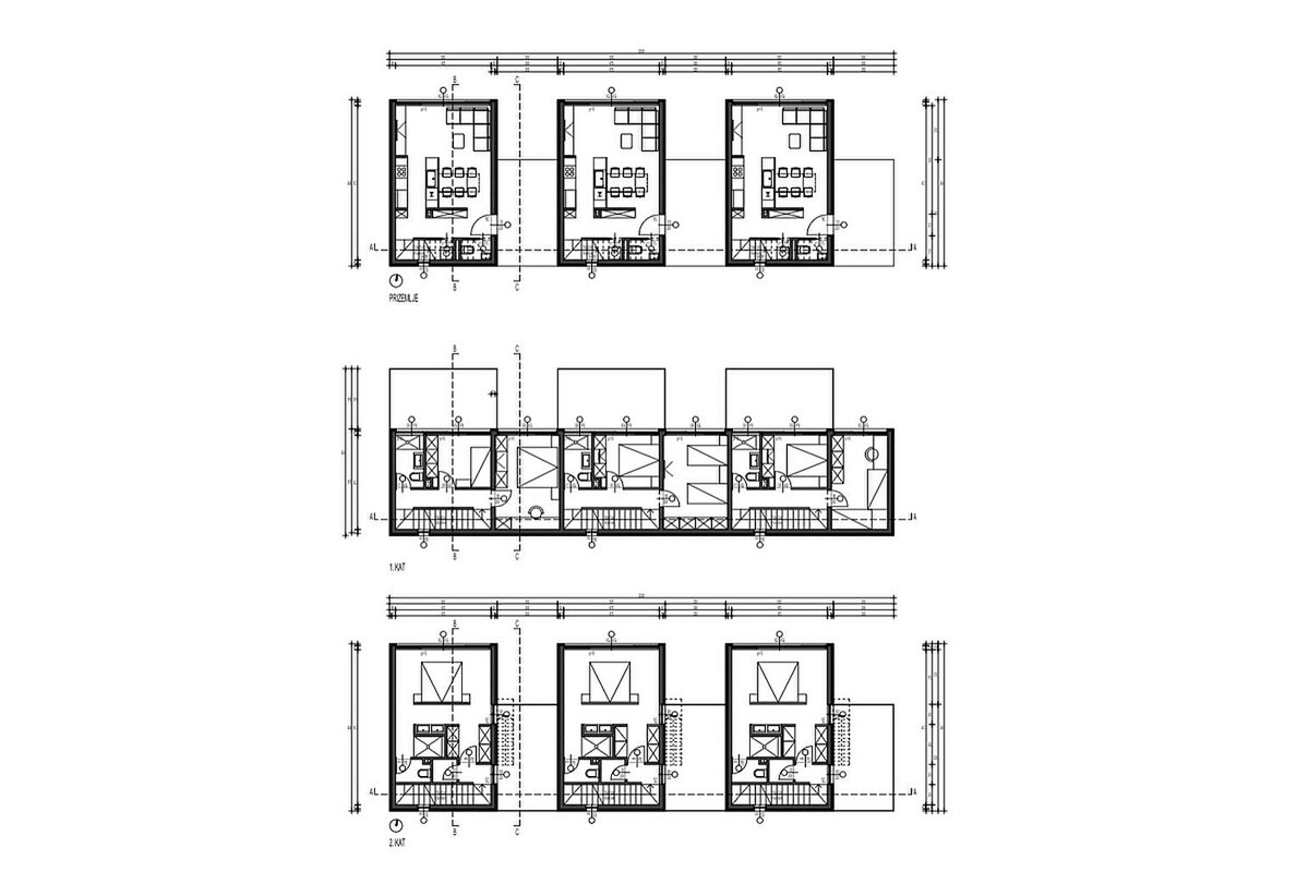 NA PREDAJ moderná radová vila / 130 m² / s výhľadom na more ČIOVO — foto 5
