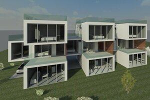 NA PREDAJ moderná radová vila / 130 m² / s výhľadom na more ČIOVO — foto 2