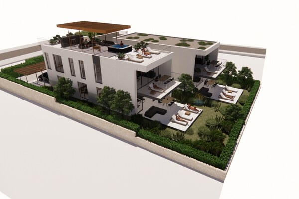 LUXUSNÝ APARTMAN /68 m² / len 40 m/ od mora, ostrov Ugljan