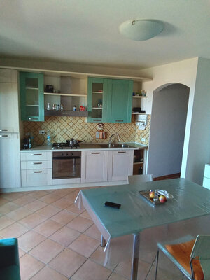 Apartmán 2+kk, 55m2, terasa, 130m od pláže, výhľad na more, Sardínia — foto 10