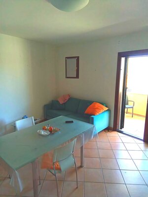 Apartmán 2+kk, 55m2, terasa, 130m od pláže, výhľad na more, Sardínia — foto 11