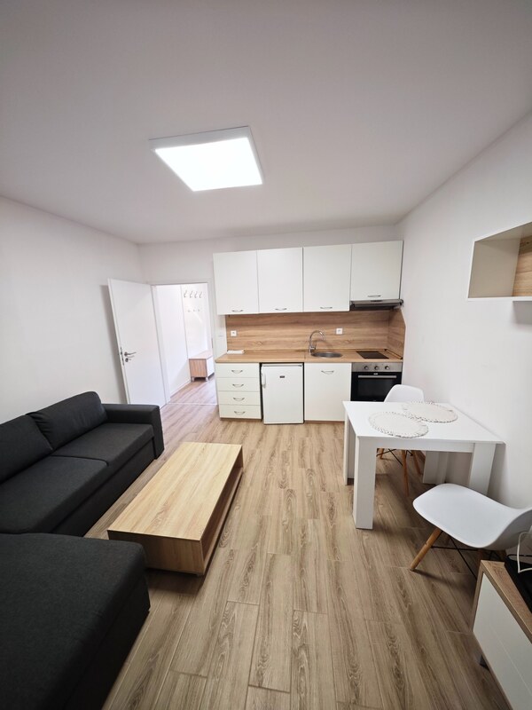 Prenájom: NOVOSTAVBA, 2+kk s balkónom, 44 m2, Malachov, vl. parkovanie