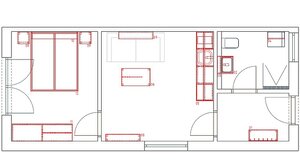 Prenájom: NOVOSTAVBA, 2+kk s balkónom, 44 m2, Malachov, vl. parkovanie — foto 10