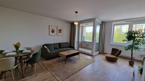 Exkluzívne 2 izbový byt POPRAD Karpatská, s garaž. st., balkón, 58 m2 — foto 9