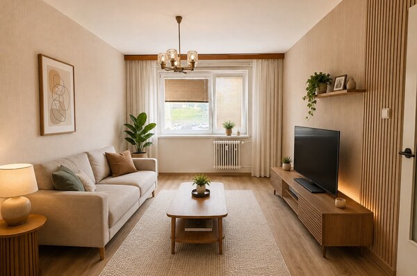 Priestranný 2-izb. byt, TVRDOŠÍN, 63m2, 3.p. balkón