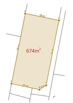 Stavebný pozemok 675m² Žakovce 18mx36m — foto 3