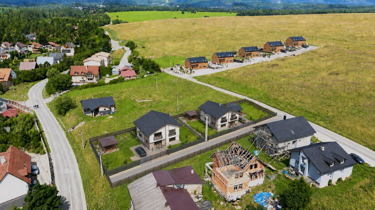 Pozemok 1373 m2 - STARÁ LESNÁ, krásny výhľad na VYSOKÉ TATRY — foto 5
