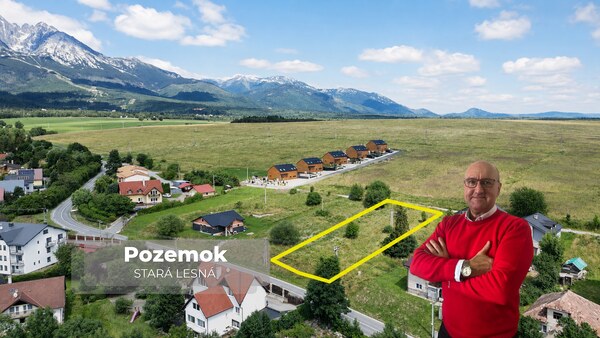 PREDAJ: Stavebný pozemok 1373 m2 - STARÁ LESNÁ, výhľad na TATRY