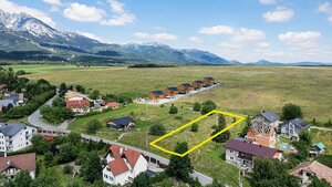 PREDAJ: Stavebný pozemok 1373 m2 - STARÁ LESNÁ, výhľad na TATRY — foto 2