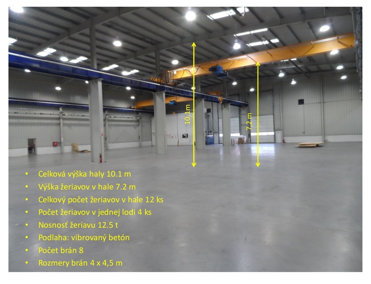 Moderná výrobná/skladová hala na prenájom o rozlohe od 1.800m2 — foto 5
