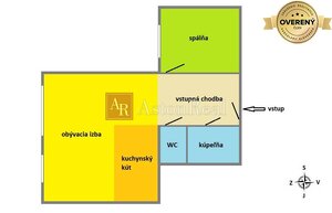 IBA U NÁS! Vkusný 2-izbový ateliér, 58m, Pod Sokolice,Trenčín — foto 6