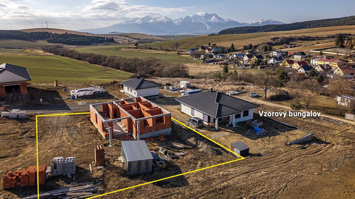 AstonReal: predaj 4-izbový bungalov s výhľadom na Tatry, pozemok 839m2