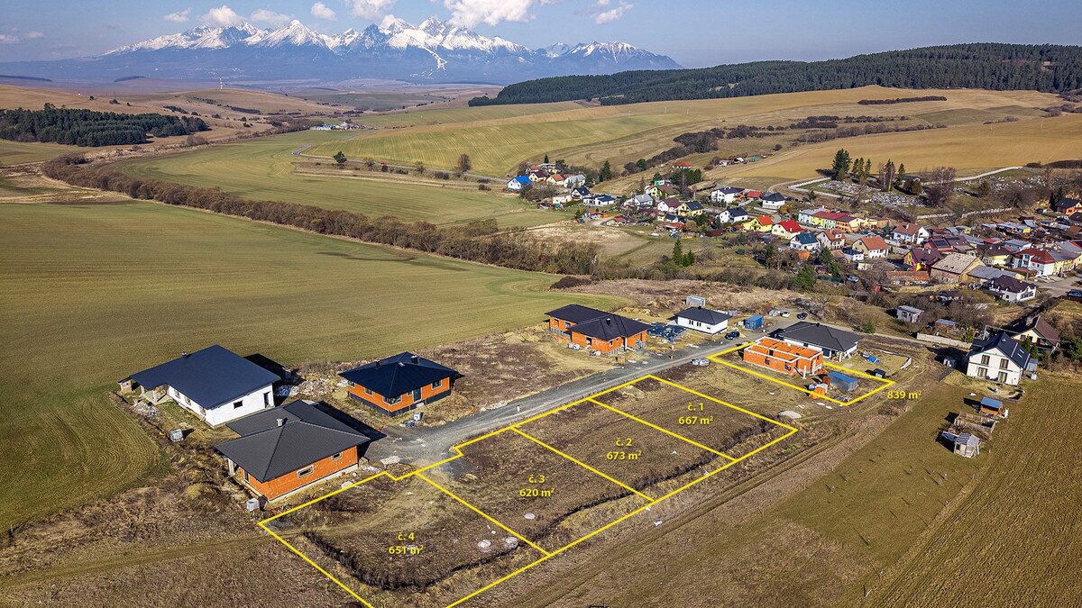 AstonReal: slnečné stavebné pozemky s výhľadom na Tatry - Tvarožná