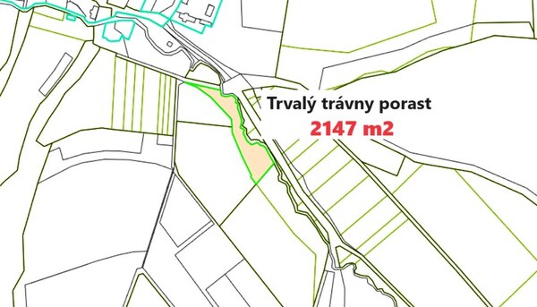 Na predaj pozemok v časti SRŇACIE, Dolný Kubín, 2147 m2