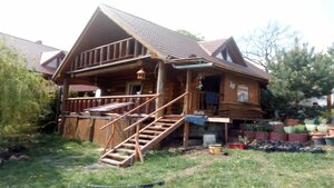 PREDAJ: ZRUBOVÁ chata, úžitková plocha 50 m, pozemok 368 m2, RYKYNČICE — foto 1