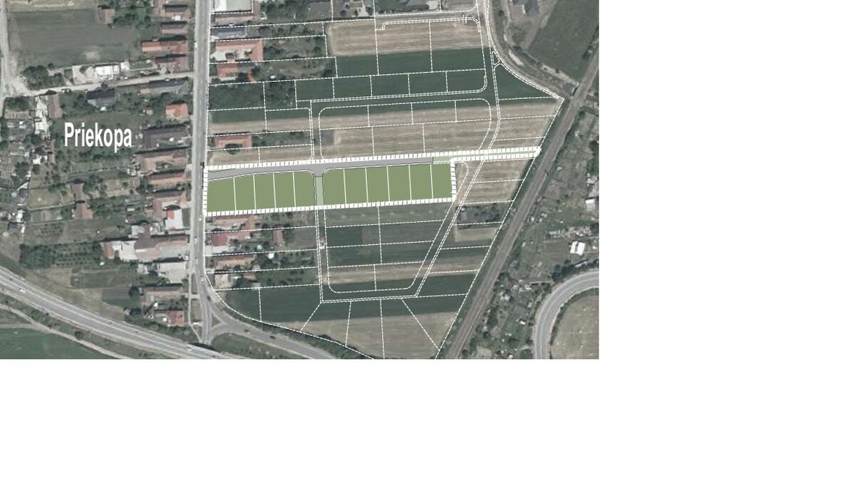 Posledných 5 Stavebných pozemkov 573m2 a 525m2 a Martine Priekope