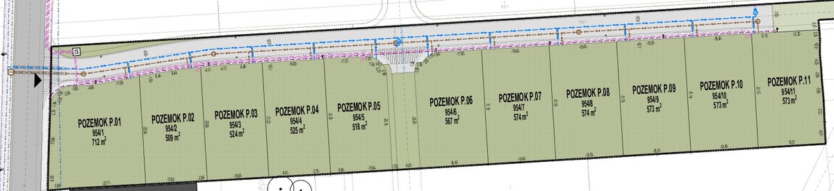 Posledných 5 Stavebných pozemkov 573m2 a 525m2 a Martine Priekope — foto 4