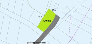 Predaj ! pozemok 720m2 (41mx17m) Pavčina Lehota-Liptovský Mikuláš — foto 4