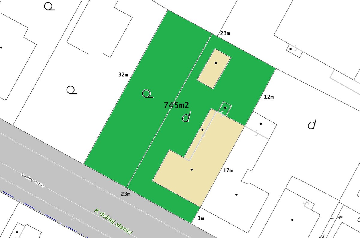 IBA U NÁS! Stavebný pozemok s domom v centre mesta, 745m2, Trenčín — foto 3