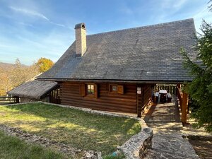 LUXUSNÝ ZRUB VENDELÍN - drevo + kameň, pozemok 3308 m2, NOVÁ BAŇA — foto 17