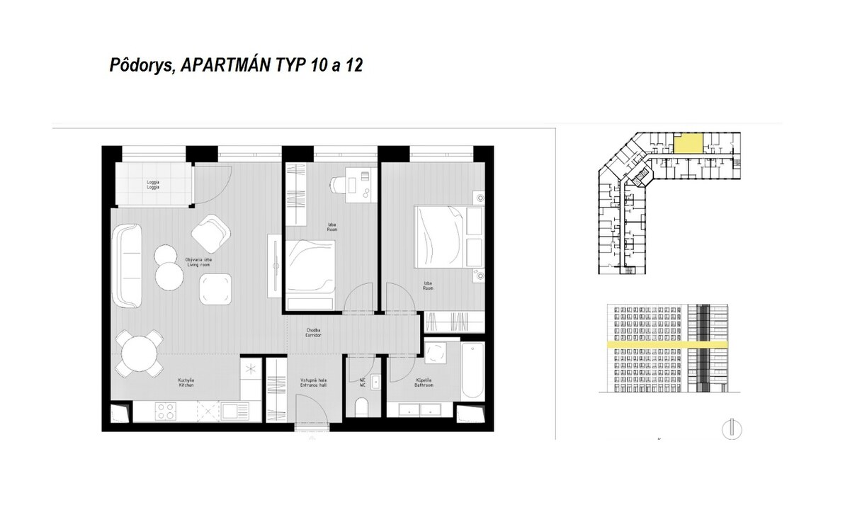 NA PREDAJ 3 IZB. BYTY, Dokončené v ŠTANDARDE, KARPATSKÁ RESIDENCE, PP — foto 14