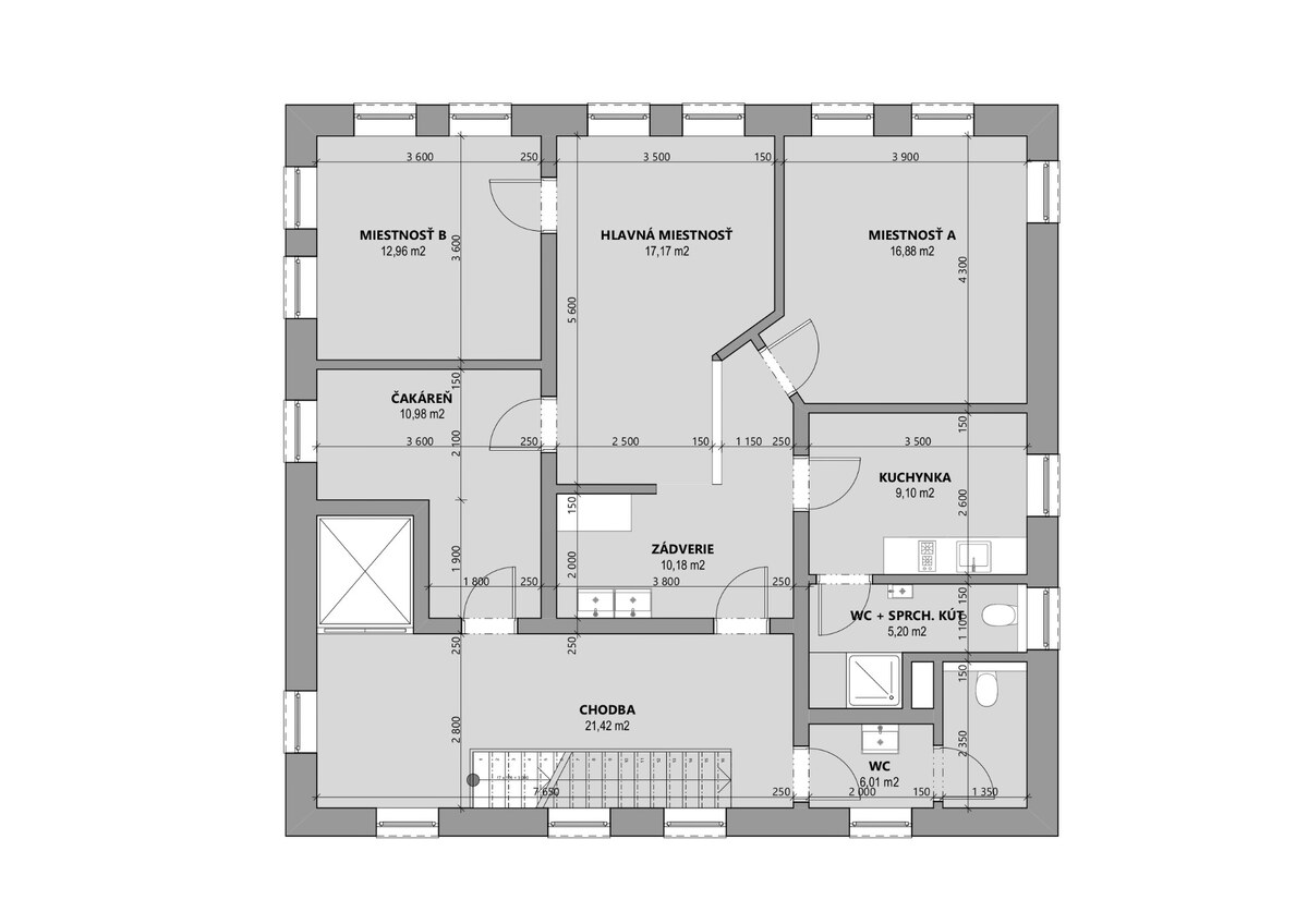 NA PREDAJ NEBYTOVÝ PRIESTOR, 105m2, CENTRUM; — foto 20