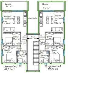 APARTMÁNY PREDAJ, 69 m2, RAŽANAC, CHORVÁTSKO — foto 5