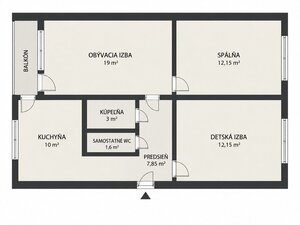 3-izbový byt s výnimočnou polohou v centre Starej Ľubovne — foto 16