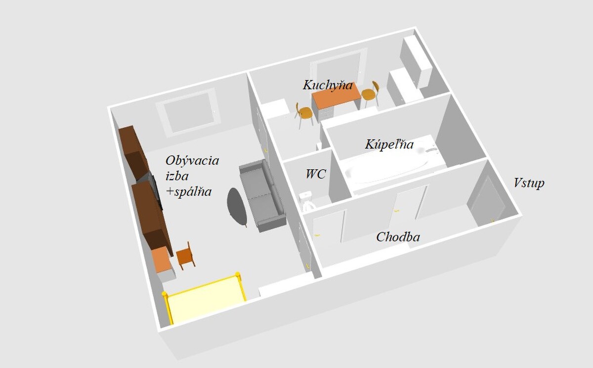 REZERVOVANÉ! 1 IZBOVÝ BYT NA PREDAJ, 40 m2, PREŠOV- KOTRÁDOVA UL. — foto 9