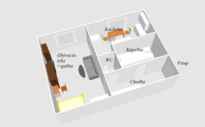 REZERVOVANÉ! 1 IZBOVÝ BYT NA PREDAJ, 40 m2, PREŠOV- KOTRÁDOVA UL. — foto 9