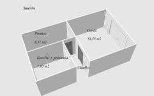 3 IZBOVÝ NADŠTANDARDNÝ BYT, 79m2, PREŠOV, POD SKALKOU. — foto 24