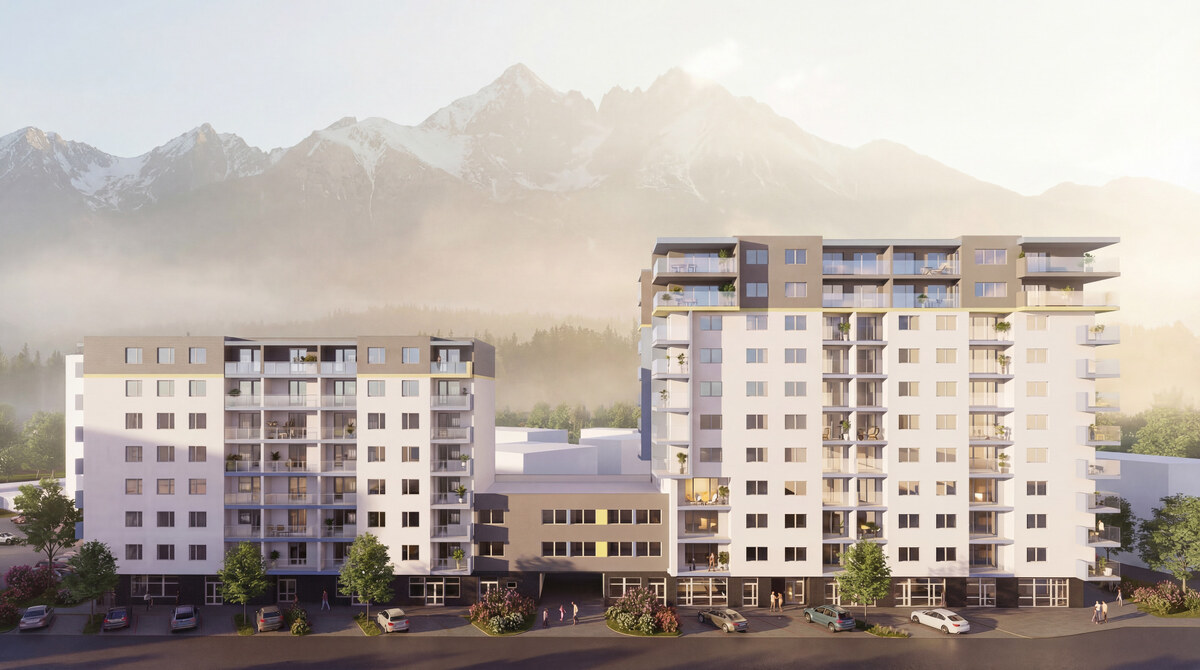 NA PREDAJ 2- izbový byt 2-E v CORRIB TOWER — foto 9
