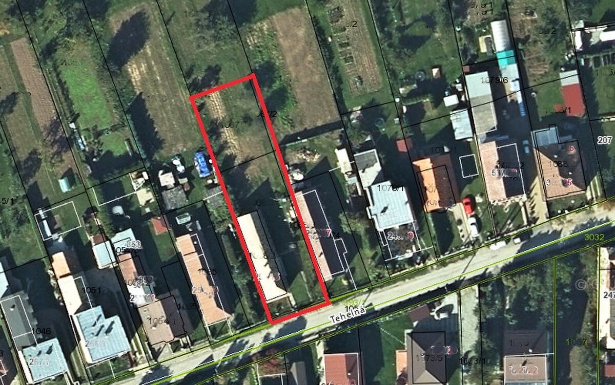 POZEMOK SO STARŠÍM RD, DRIENOV, UL. TEHELNÁ, 981 M2, — foto 3