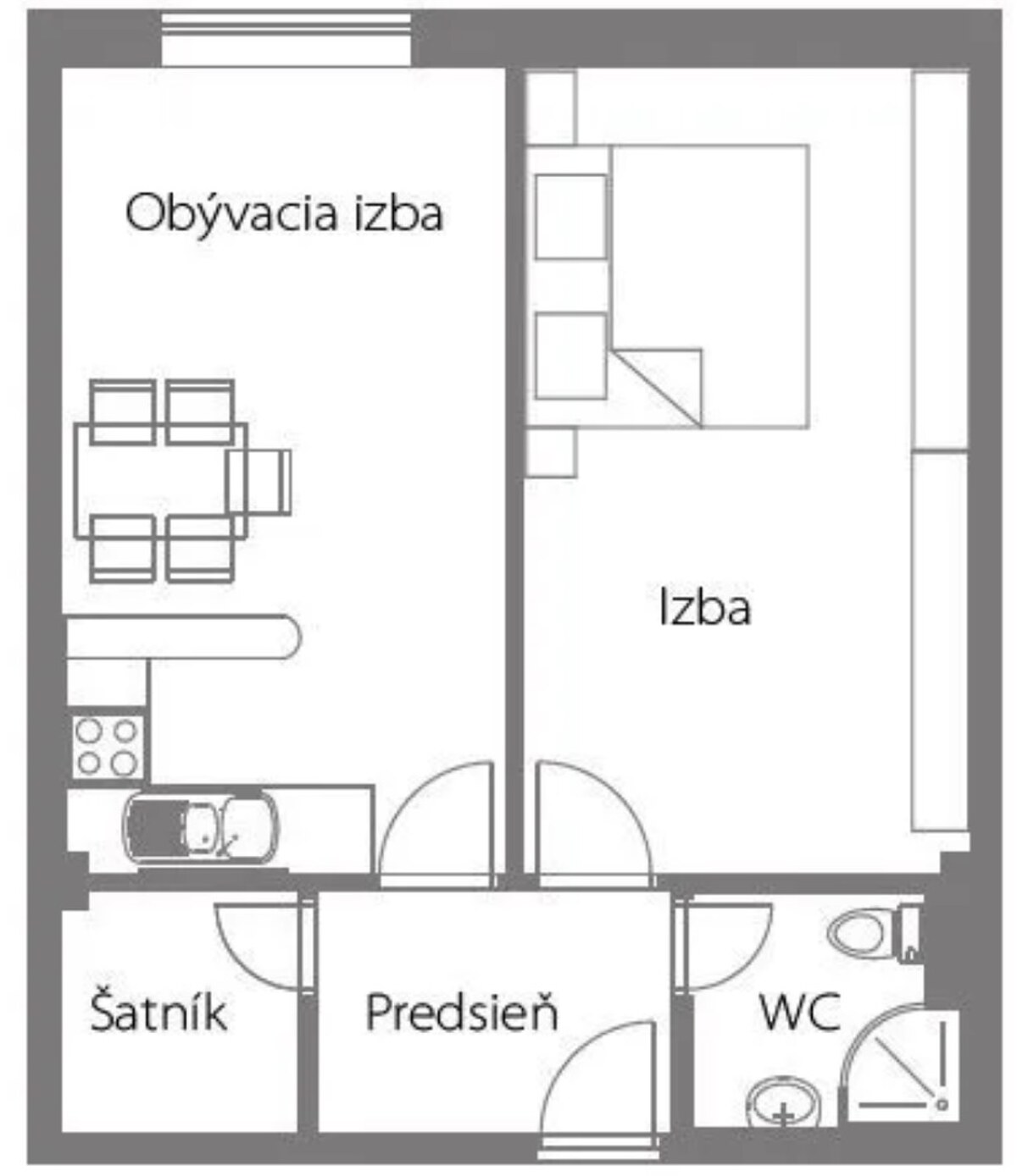 Štýlový 2-izbový apartmán s výhľadom na Tatry vo Veľkej Lomnici — foto 7