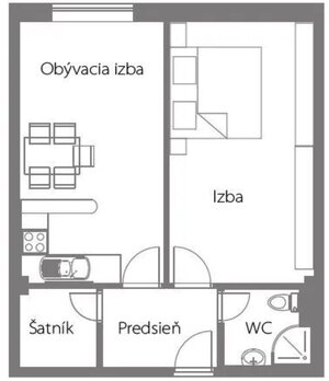 Štýlový 2-izbový apartmán s výhľadom na Tatry vo Veľkej Lomnici — foto 7