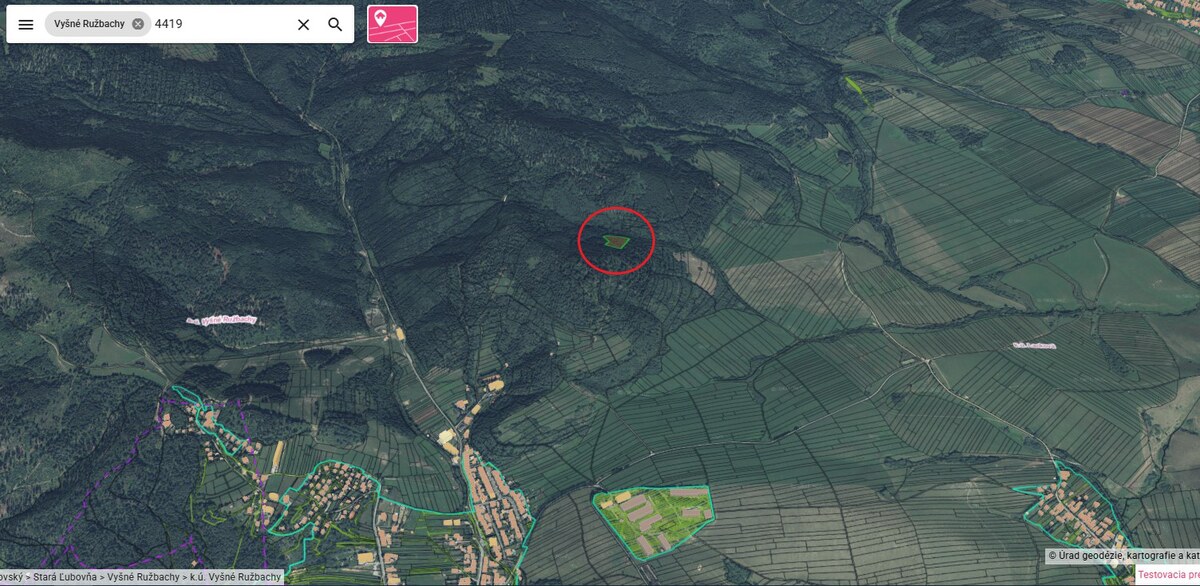TTP, LESNÉ POZEMKY, VYŠNÉ RUŽBACHY — foto 2