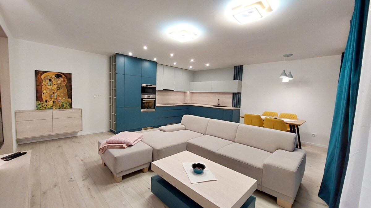 MODERNÝ, ZARIADENÝ 3 IZB. BYT na PRENÁJOM, ZA KALVÁRIOU, 2x PARKOVANIE — foto 2