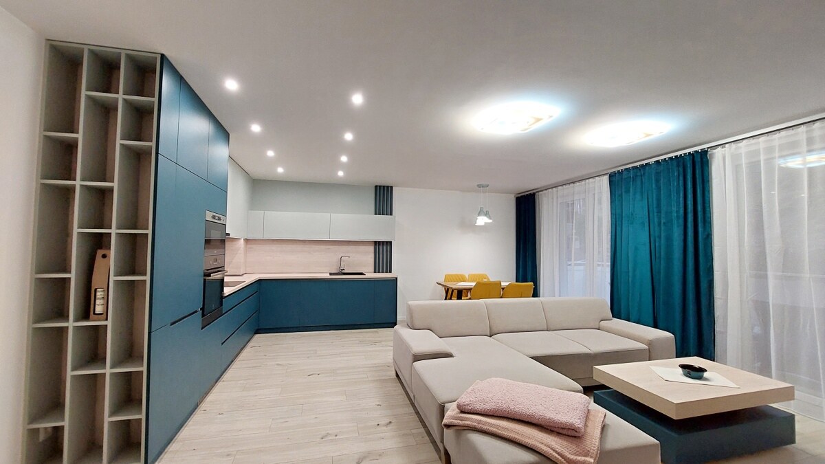MODERNÝ, ZARIADENÝ 3 IZB. BYT na PRENÁJOM, ZA KALVÁRIOU, 2x PARKOVANIE — foto 3