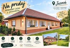 Na predaj rodinný vidiecky dom a stavebný pozemok v Jasovej — foto 9