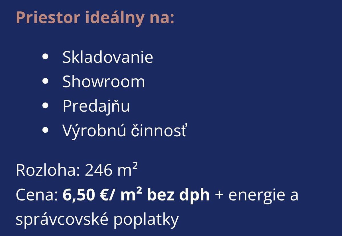 Skladovo - výrobné priestory / showroom 246m2, Vajnorská ul., Nové Mes — foto 5