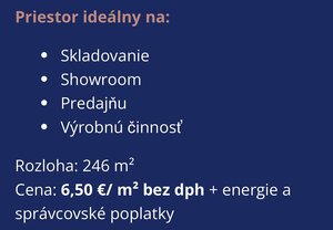 Skladovo - výrobné priestory / showroom 246m2, Vajnorská ul., Nové Mes — foto 5