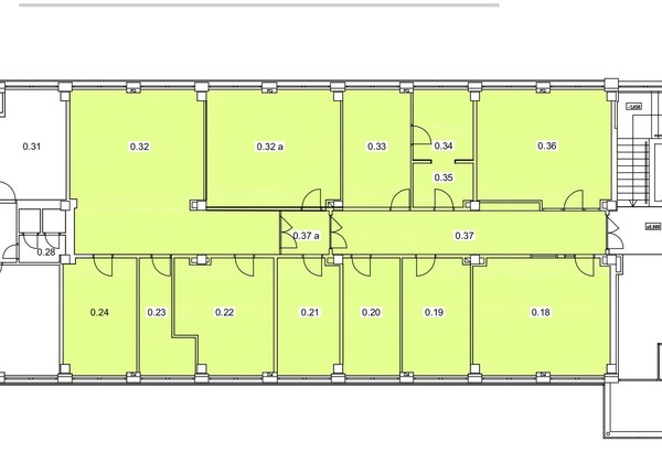 Office space 284m3, Lake Building, Ružinov