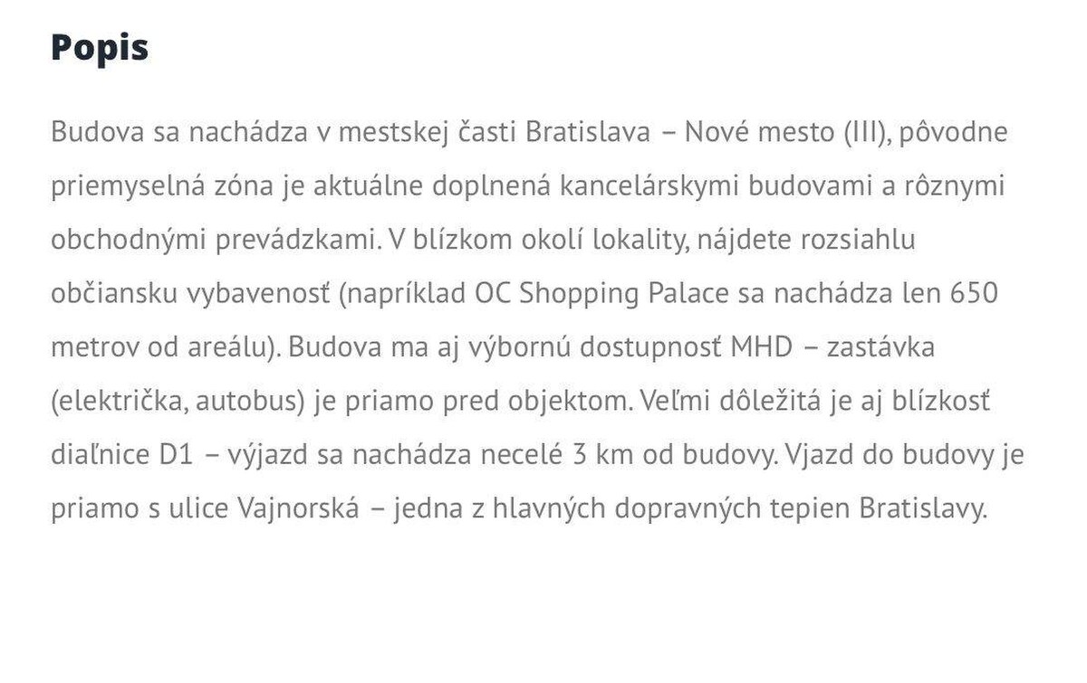 Administratívne priestory od 17m2, Vajnorská ul., Nové Mesto — foto 11